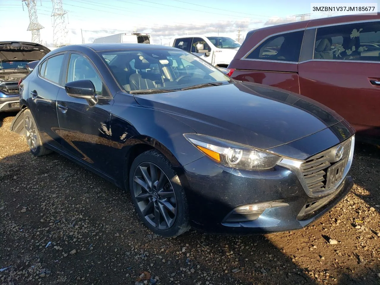 2018 Mazda 3 Touring VIN: 3MZBN1V37JM185677 Lot: 79824054