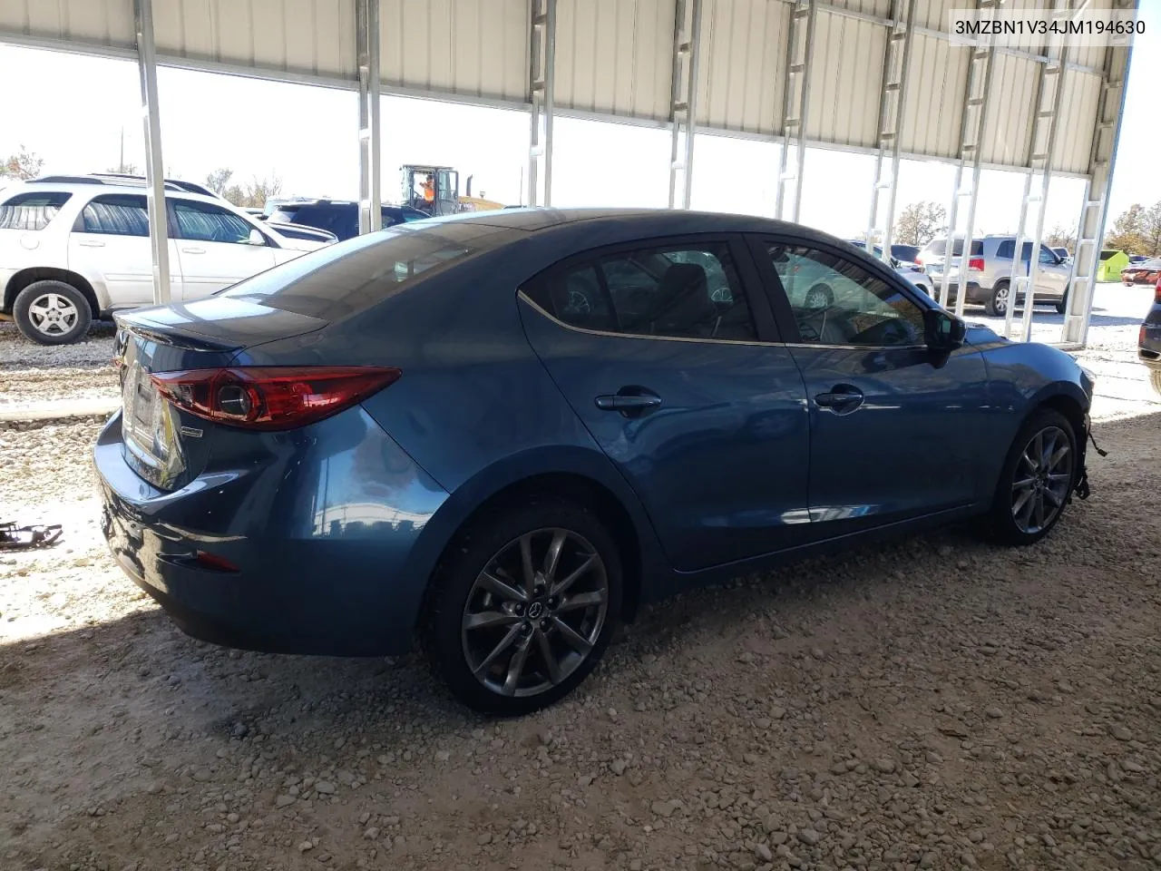 2018 Mazda 3 Touring VIN: 3MZBN1V34JM194630 Lot: 80187914