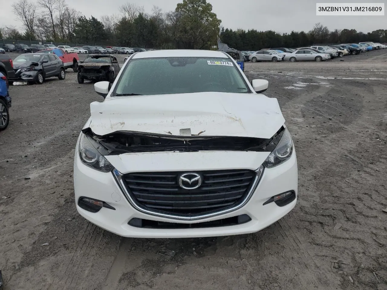 2018 Mazda 3 Touring VIN: 3MZBN1V31JM216809 Lot: 80283774