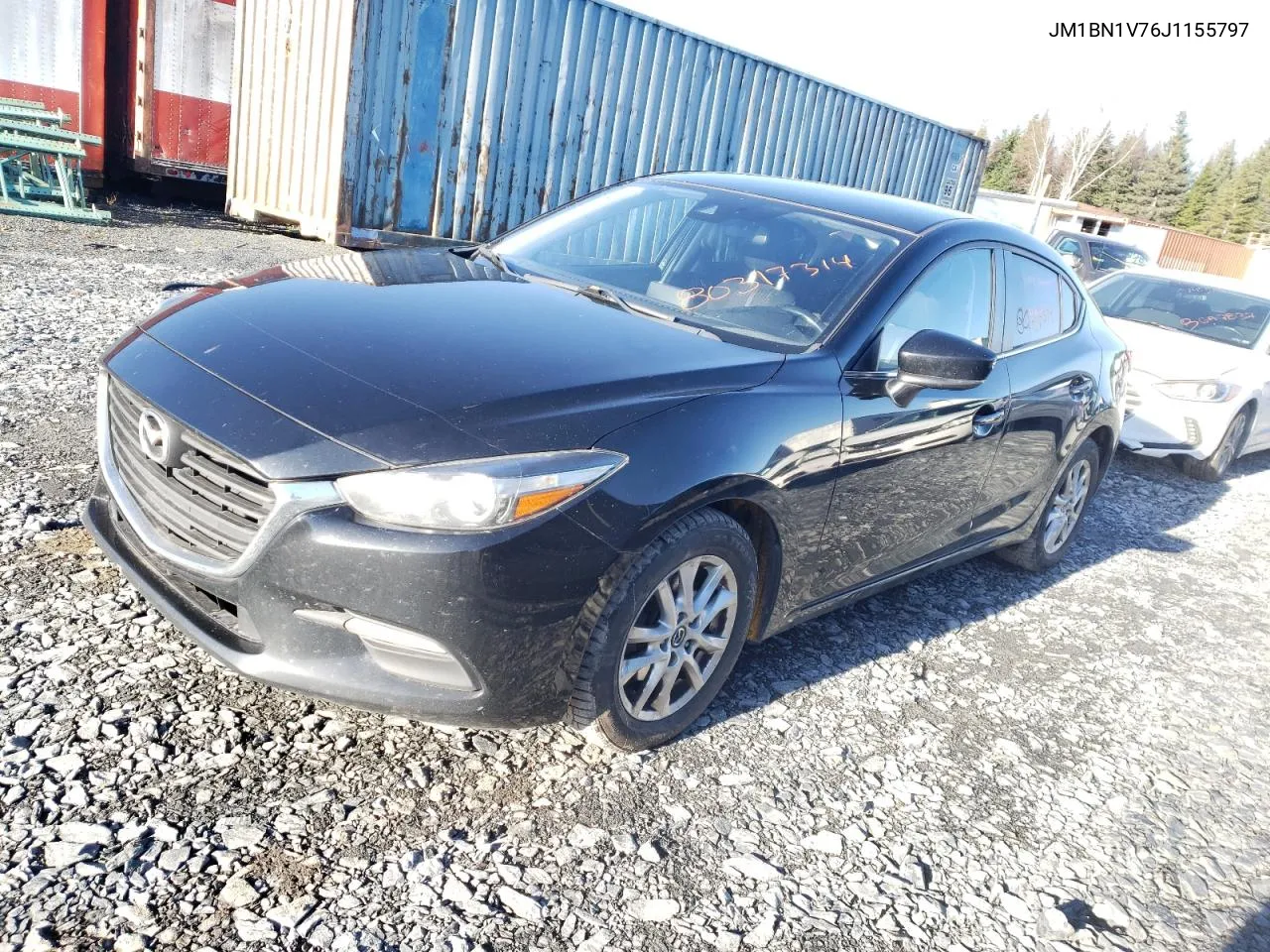 2018 Mazda 3 Touring VIN: JM1BN1V76J1155797 Lot: 80317314