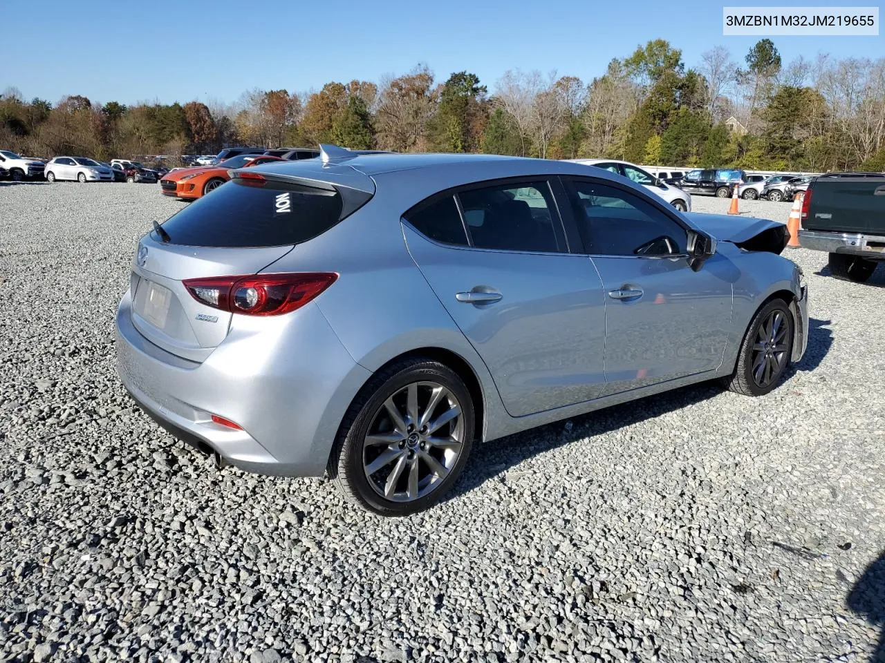 2018 Mazda 3 Grand Touring VIN: 3MZBN1M32JM219655 Lot: 80513574