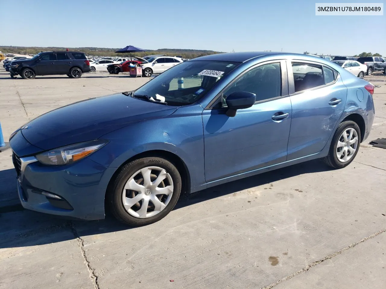 2018 Mazda 3 Sport VIN: 3MZBN1U78JM180489 Lot: 81030464