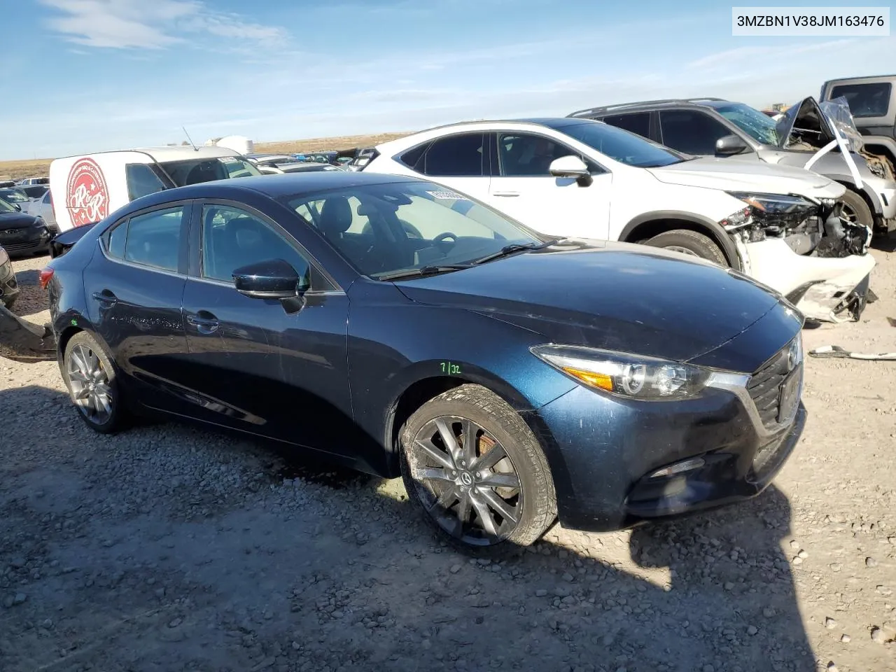 2018 Mazda 3 Touring VIN: 3MZBN1V38JM163476 Lot: 81330664