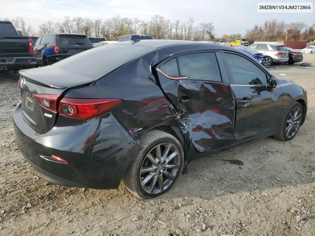 2018 Mazda 3 Touring VIN: 3MZBN1V34JM212866 Lot: 81405544