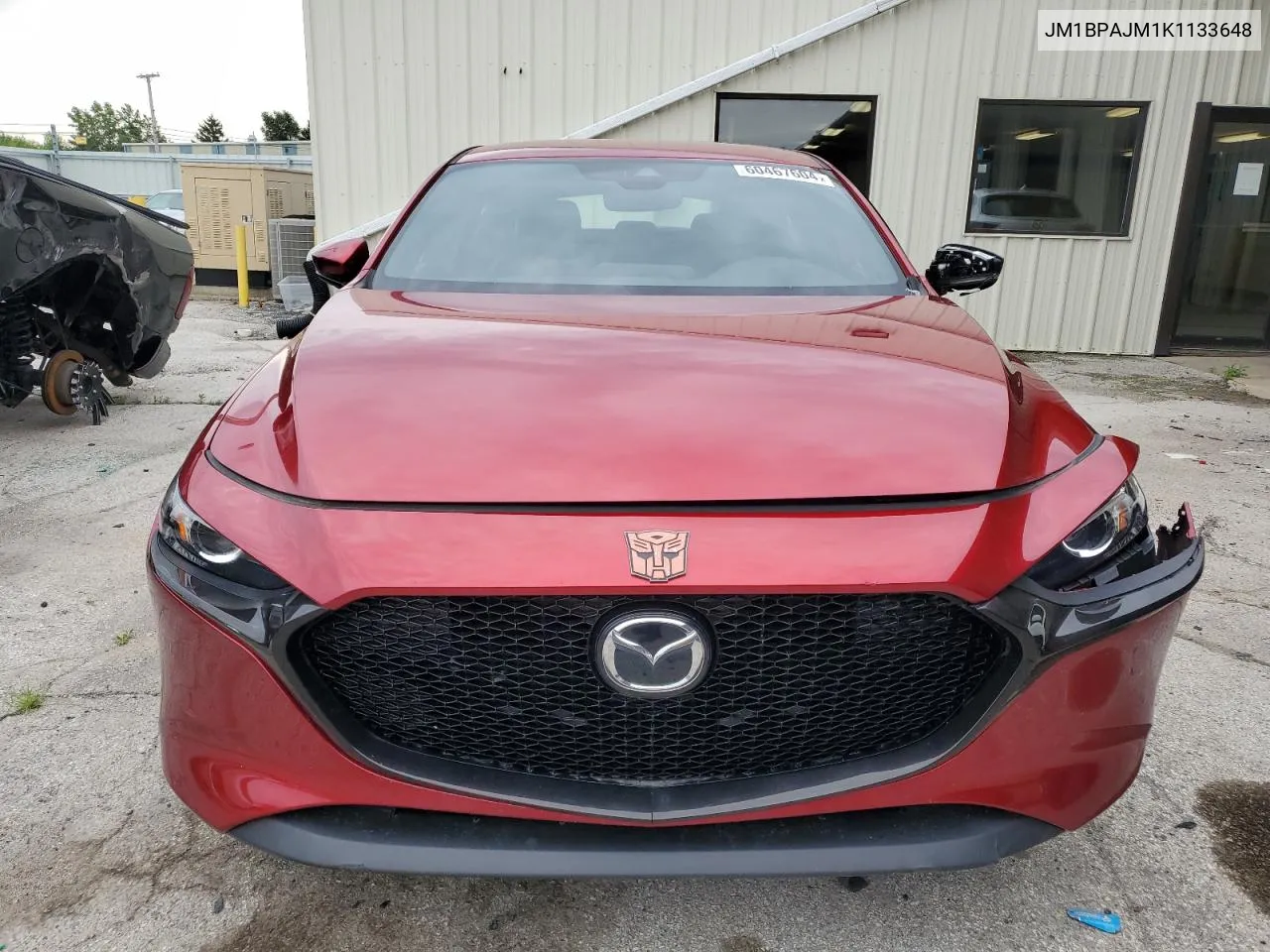 2019 Mazda 3 VIN: JM1BPAJM1K1133648 Lot: 60467604