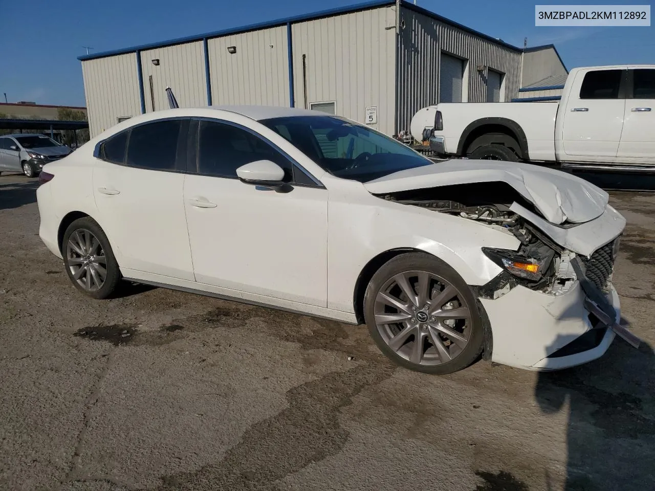 3MZBPADL2KM112892 2019 Mazda 3 Preferred