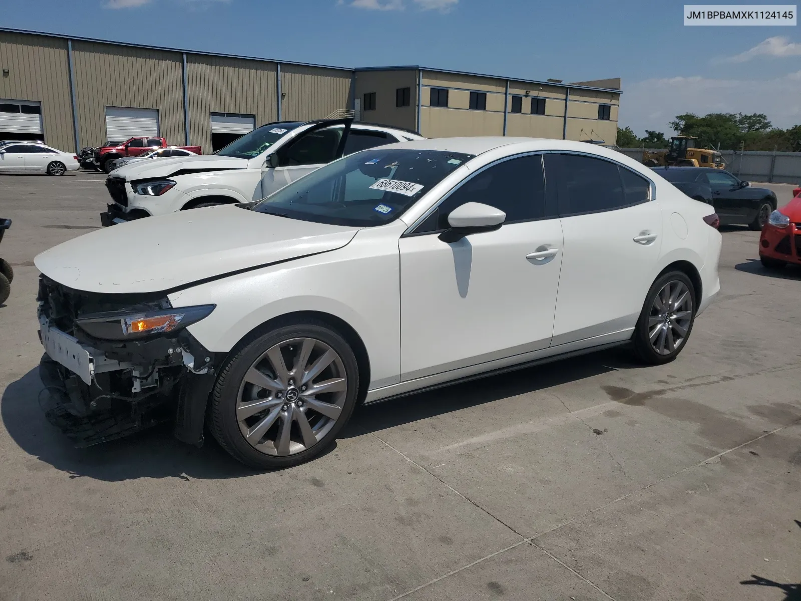 2019 Mazda 3 Select VIN: JM1BPBAMXK1124145 Lot: 68610094