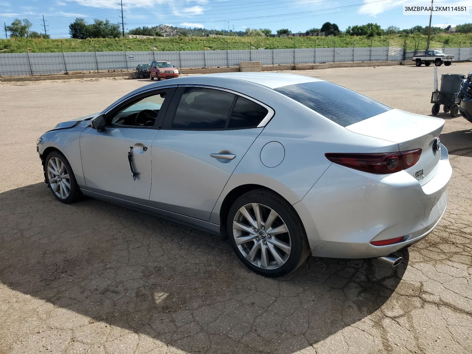 2019 Mazda 3 Select VIN: 3MZBPAAL2KM114551 Lot: 68767674