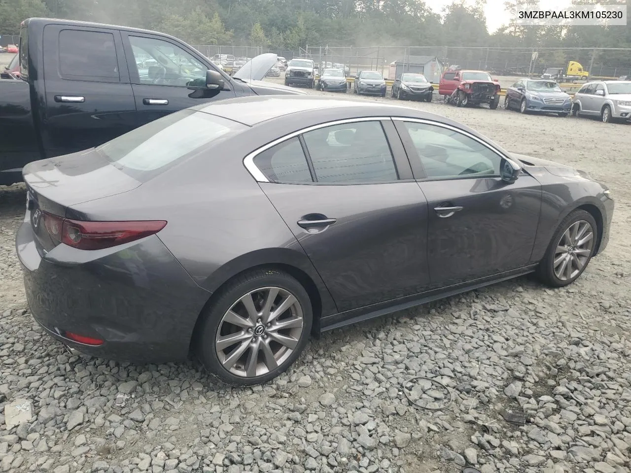 2019 Mazda 3 Select VIN: 3MZBPAAL3KM105230 Lot: 69159774