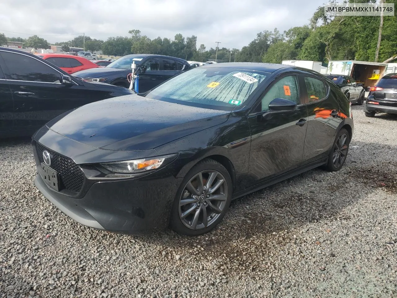 2019 Mazda 3 Preferred VIN: JM1BPBMMXK1141748 Lot: 70911134