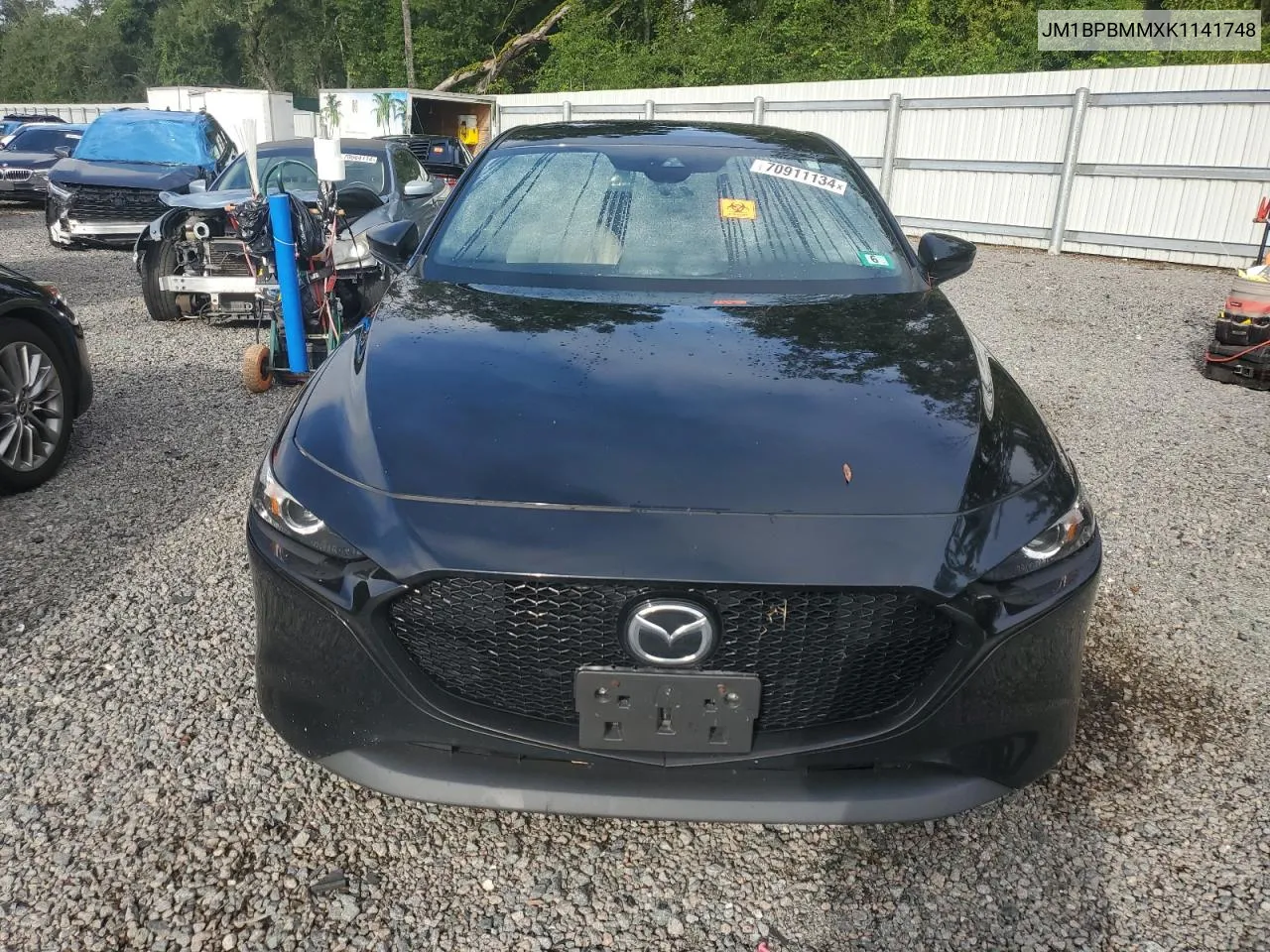 2019 Mazda 3 Preferred VIN: JM1BPBMMXK1141748 Lot: 70911134