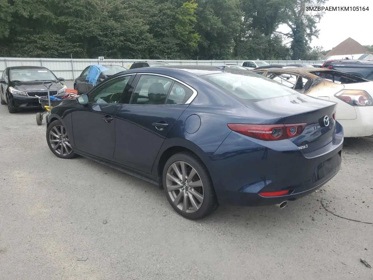 2019 Mazda 3 Premium VIN: 3MZBPAEM1KM105164 Lot: 71230324