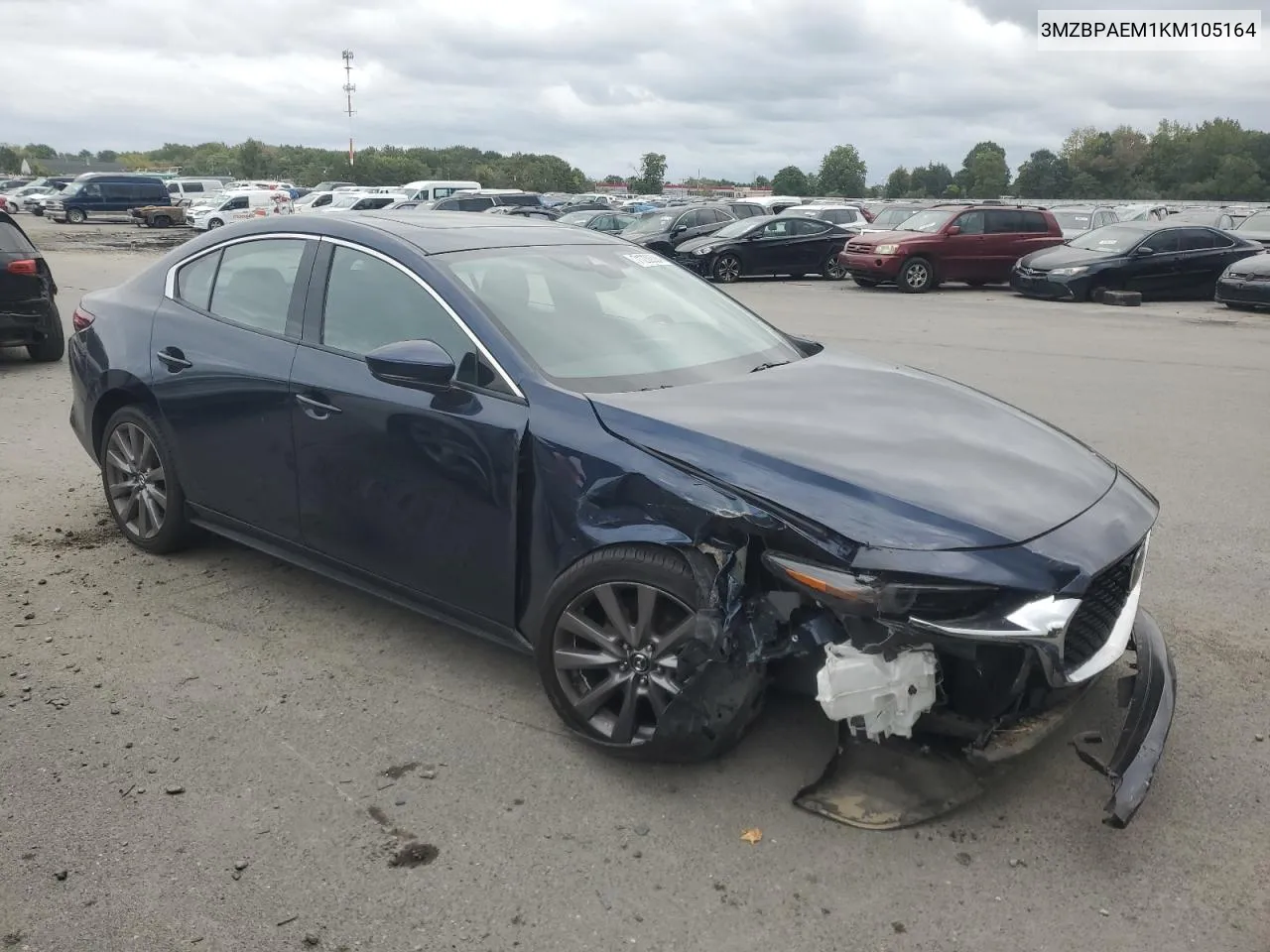 2019 Mazda 3 Premium VIN: 3MZBPAEM1KM105164 Lot: 71230324