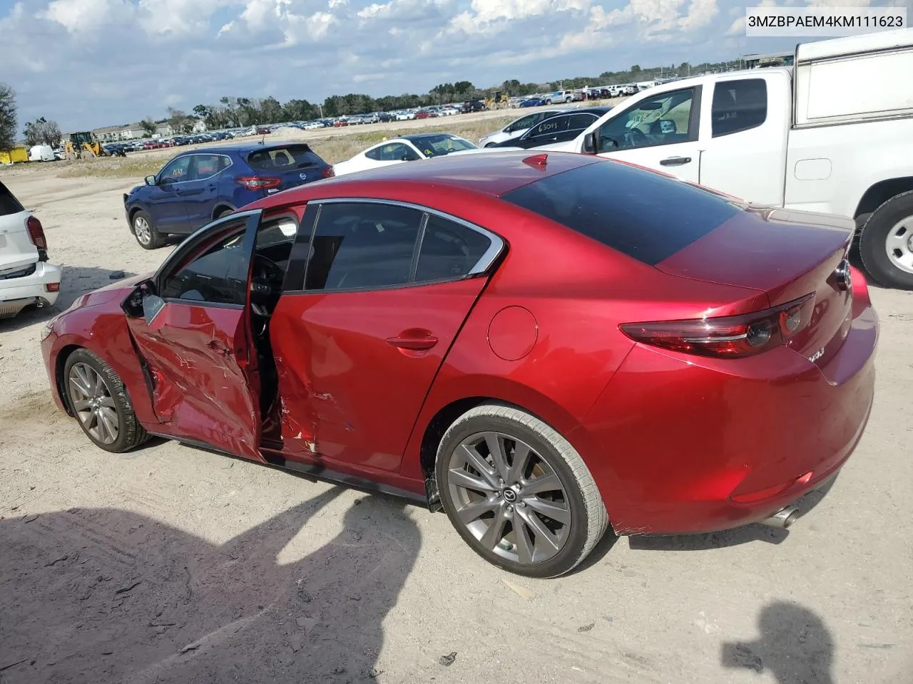 2019 Mazda 3 Premium VIN: 3MZBPAEM4KM111623 Lot: 71855874