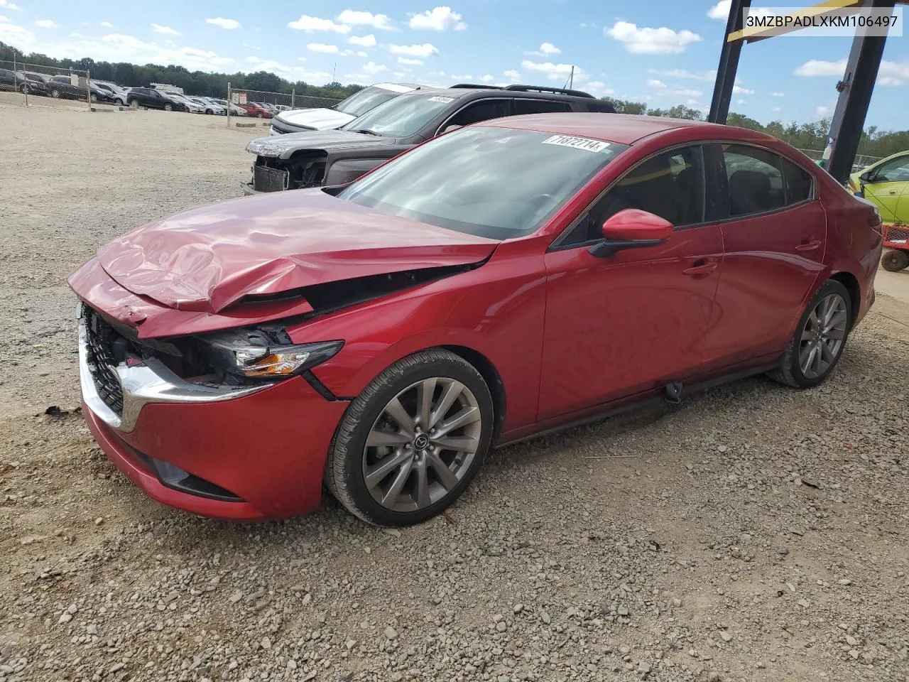 3MZBPADLXKM106497 2019 Mazda 3 Preferred