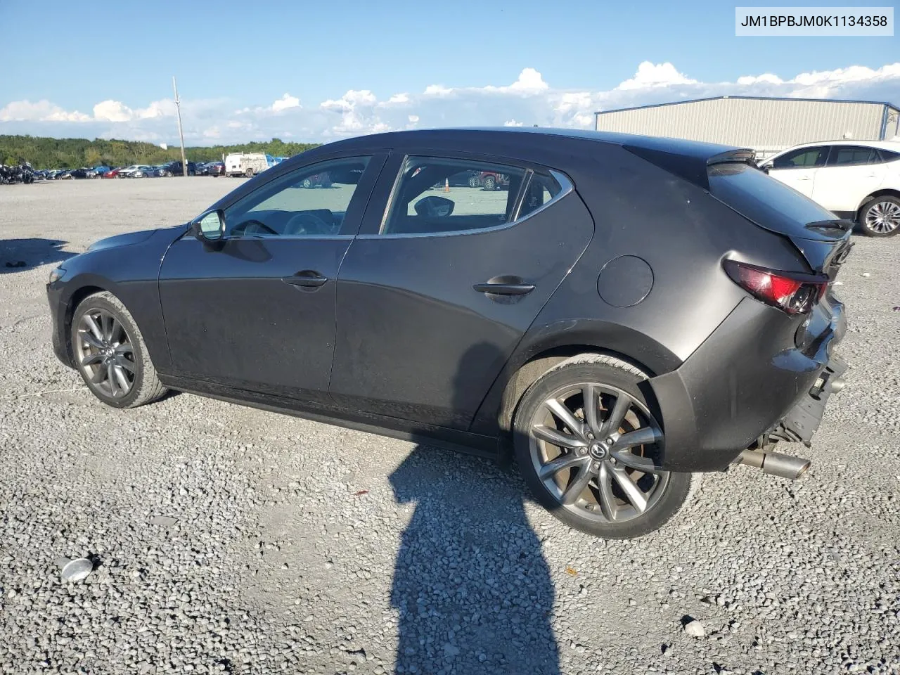 2019 Mazda 3 VIN: JM1BPBJM0K1134358 Lot: 72412974