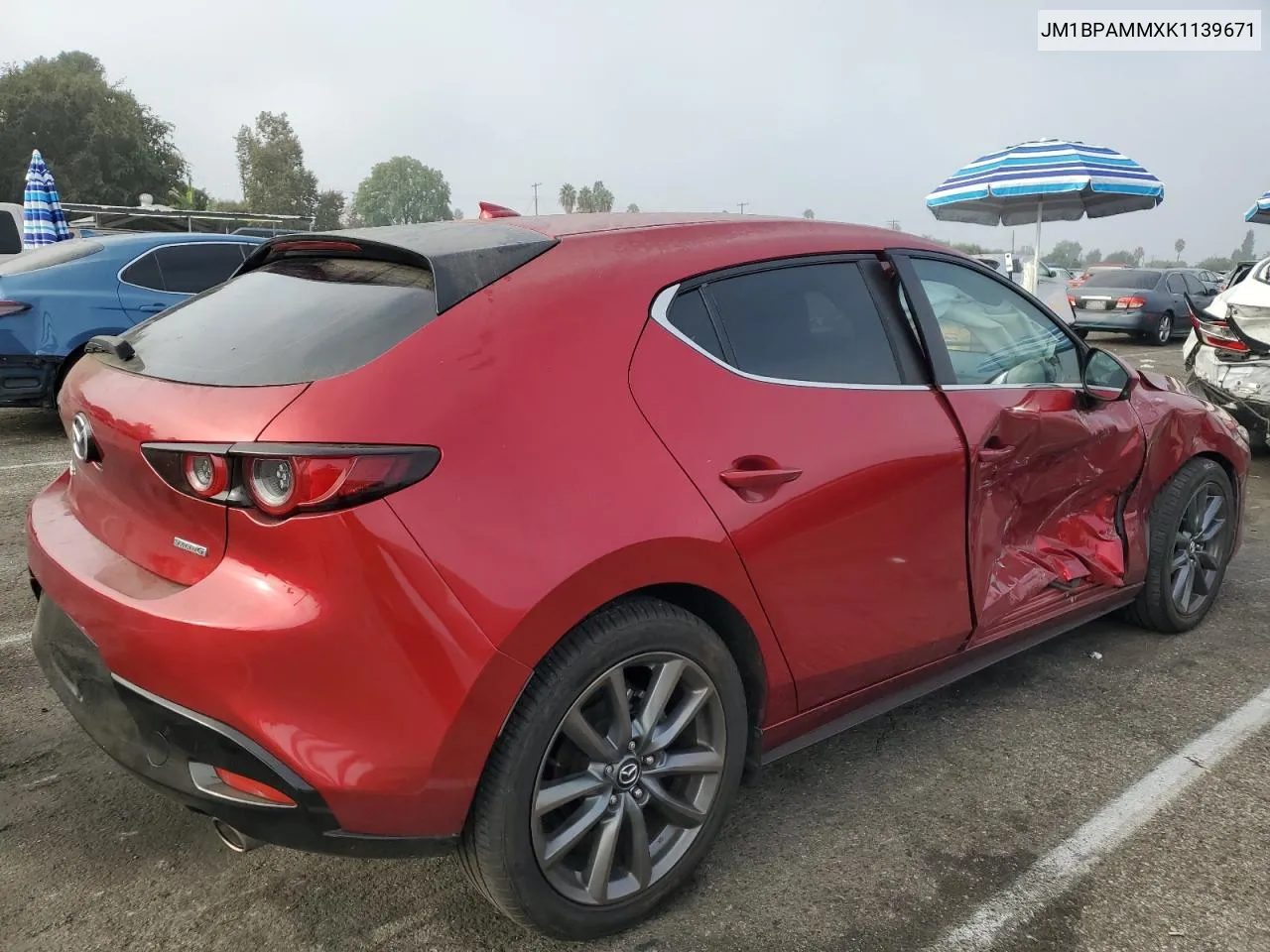 2019 Mazda 3 Preferred VIN: JM1BPAMMXK1139671 Lot: 72648794