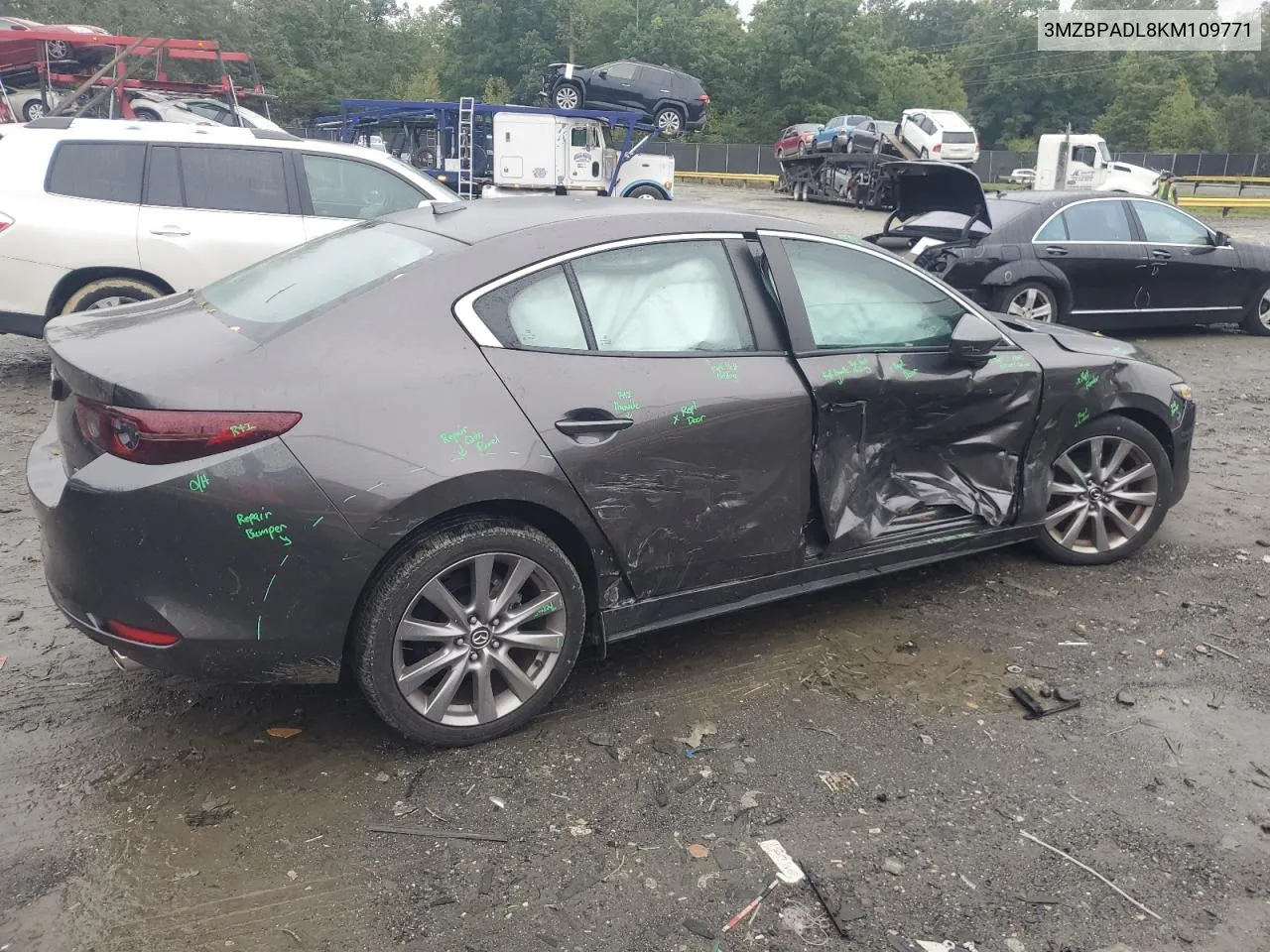 3MZBPADL8KM109771 2019 Mazda 3 Preferred