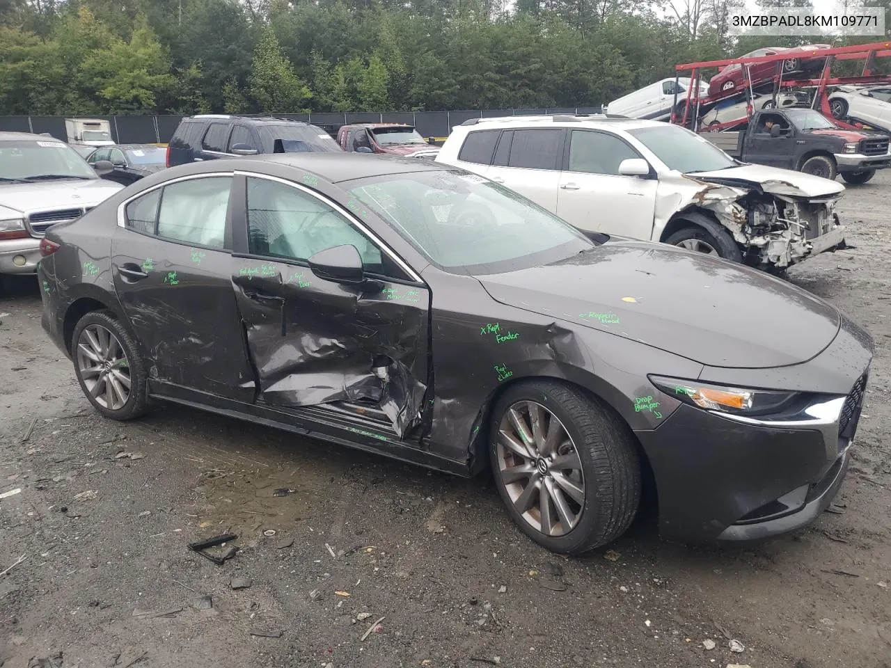 3MZBPADL8KM109771 2019 Mazda 3 Preferred