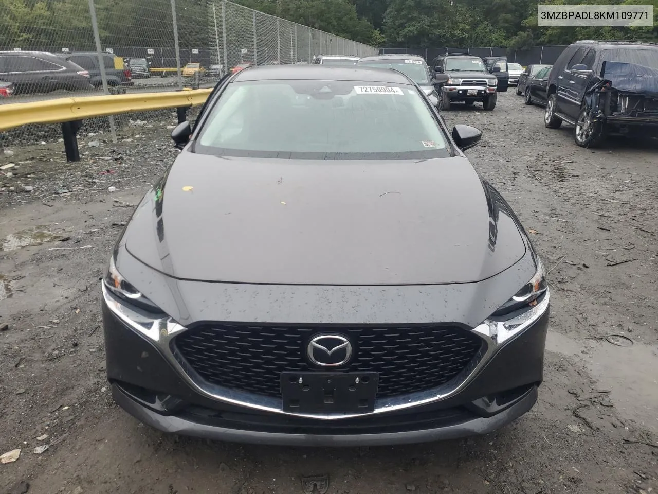 2019 Mazda 3 Preferred VIN: 3MZBPADL8KM109771 Lot: 72750904