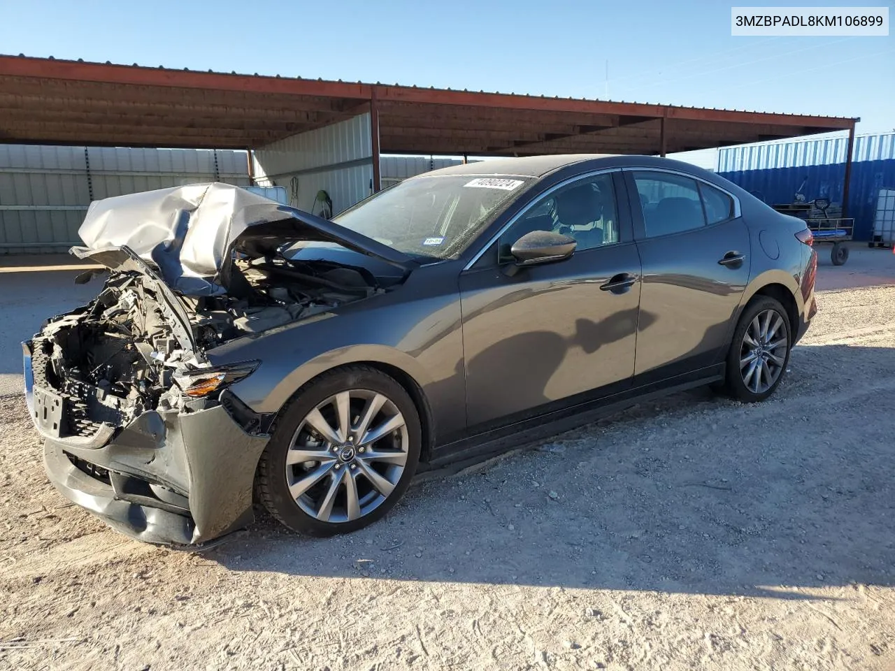 3MZBPADL8KM106899 2019 Mazda 3 Preferred