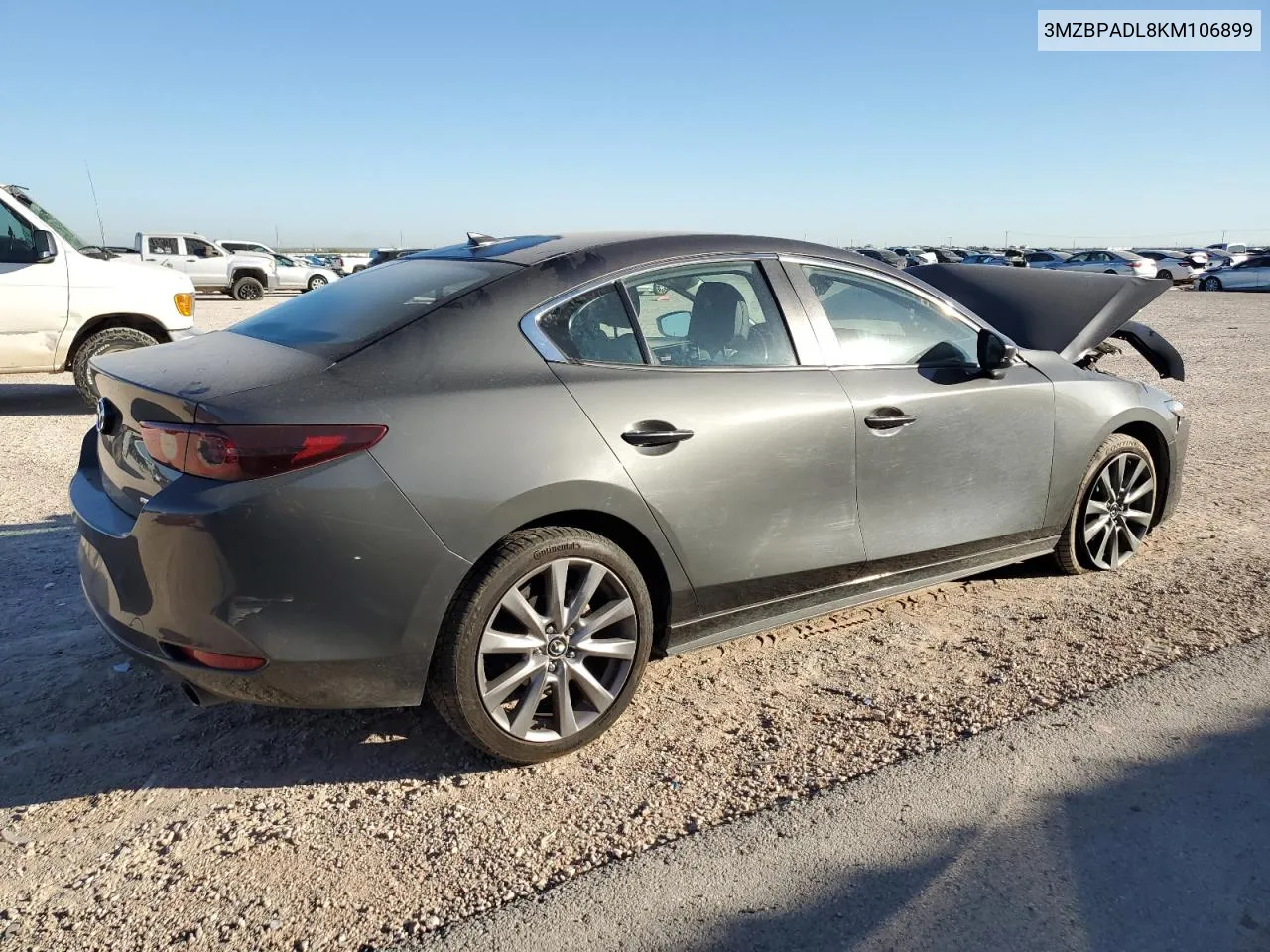 3MZBPADL8KM106899 2019 Mazda 3 Preferred