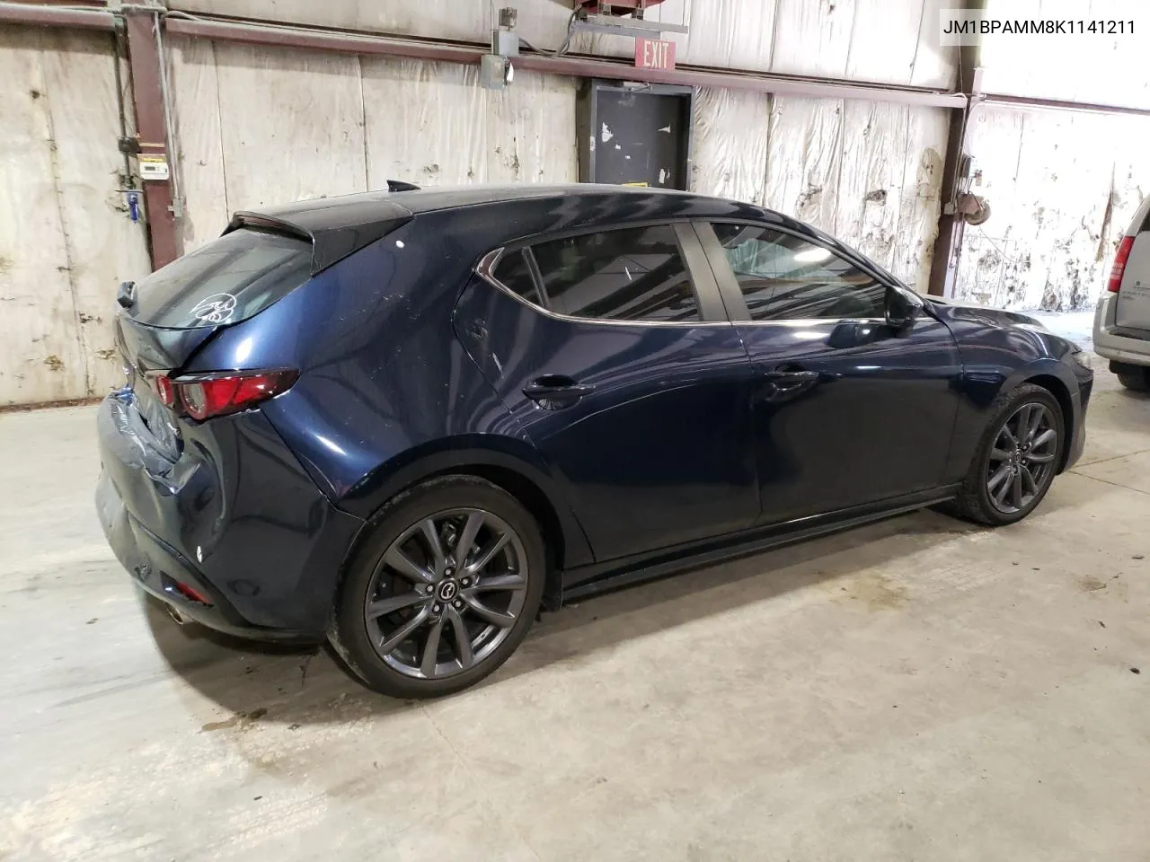 2019 Mazda 3 Preferred VIN: JM1BPAMM8K1141211 Lot: 74225084