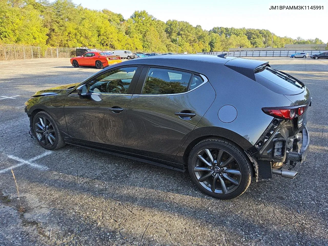 2019 Mazda 3 Preferred VIN: JM1BPAMM3K1145991 Lot: 74600464