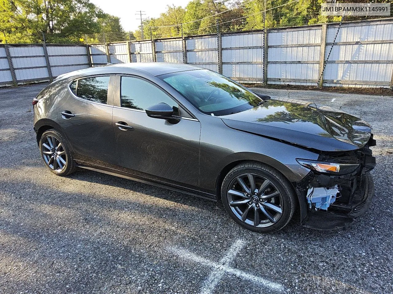 2019 Mazda 3 Preferred VIN: JM1BPAMM3K1145991 Lot: 74600464