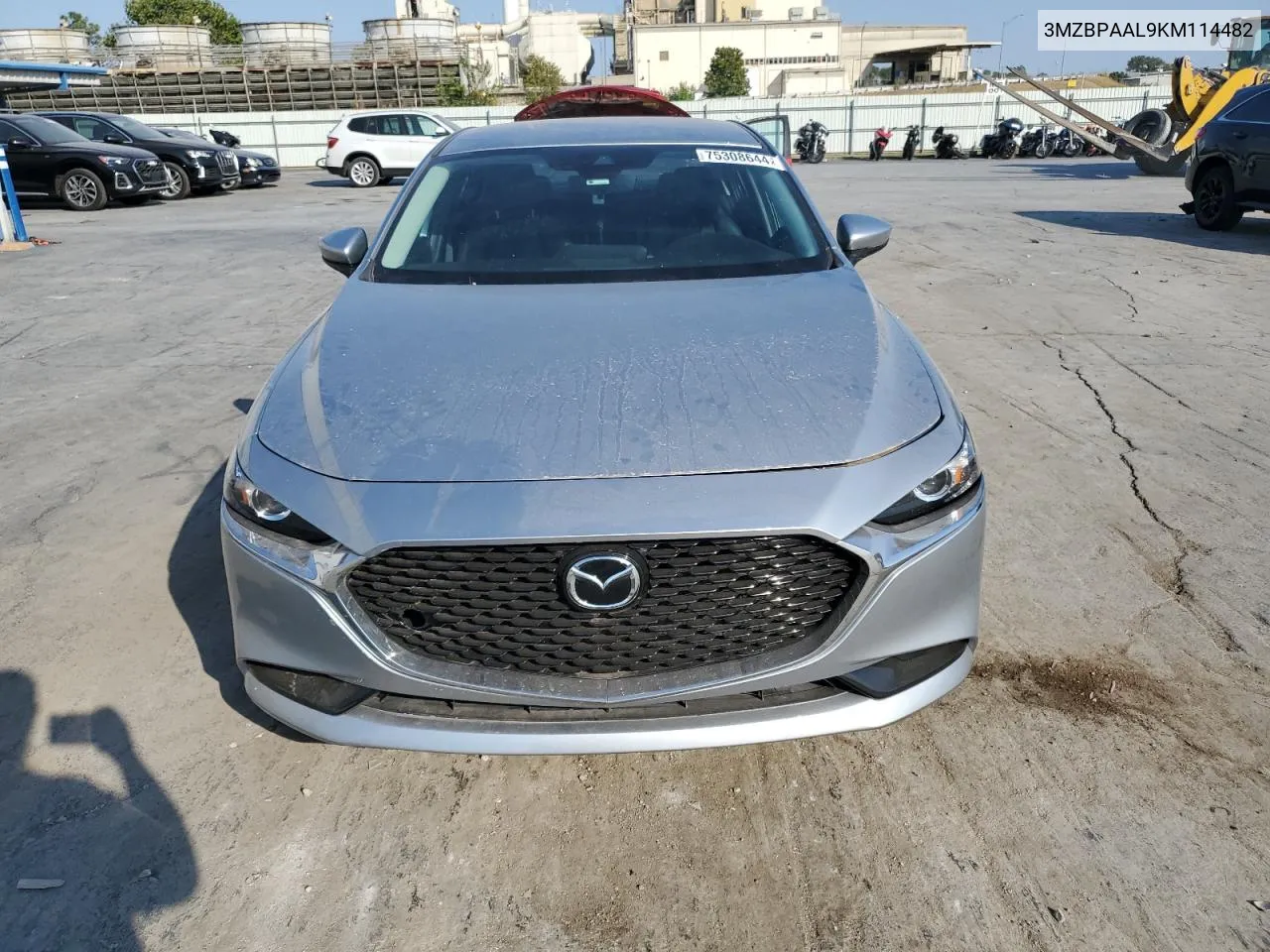 2019 Mazda 3 Select VIN: 3MZBPAAL9KM114482 Lot: 75308644