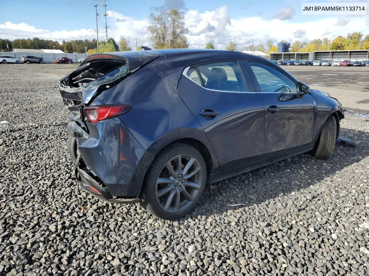 2019 Mazda 3 Preferred VIN: JM1BPAMM5K1133714 Lot: 77916774