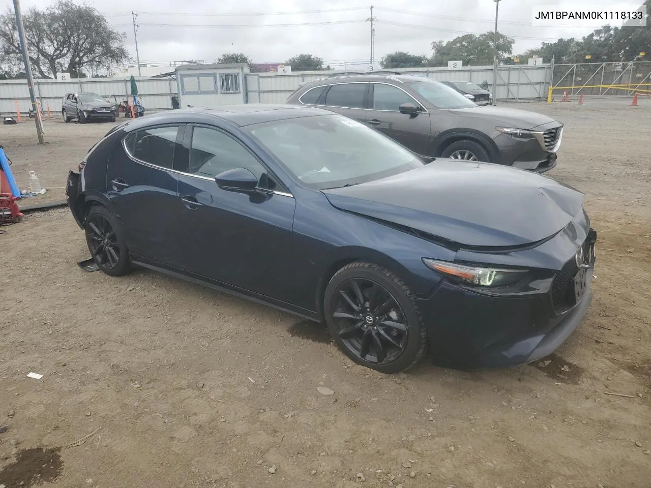 2019 Mazda 3 Premium VIN: JM1BPANM0K1118133 Lot: 78109504