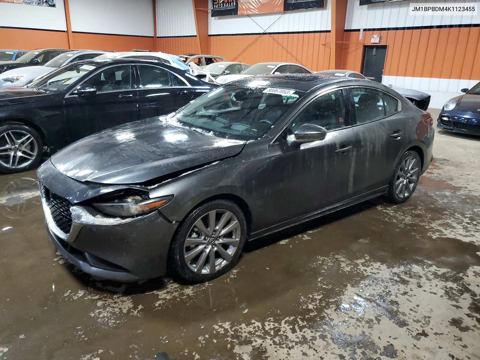 2019 Mazda 3 Preferred VIN: JM1BPBDM4K1123455 Lot: 80067053