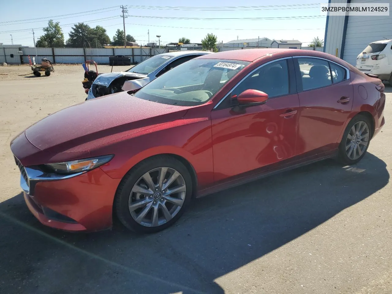 2020 Mazda 3 Select VIN: 3MZBPBCM8LM124529 Lot: 58164974