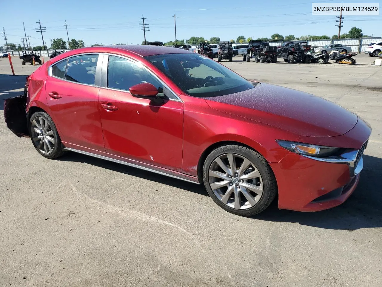 2020 Mazda 3 Select VIN: 3MZBPBCM8LM124529 Lot: 58164974