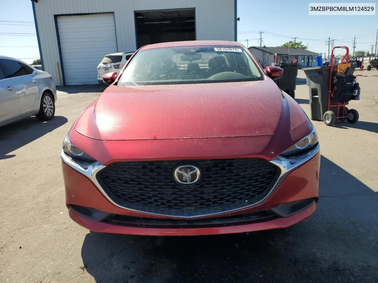 2020 Mazda 3 Select VIN: 3MZBPBCM8LM124529 Lot: 58164974