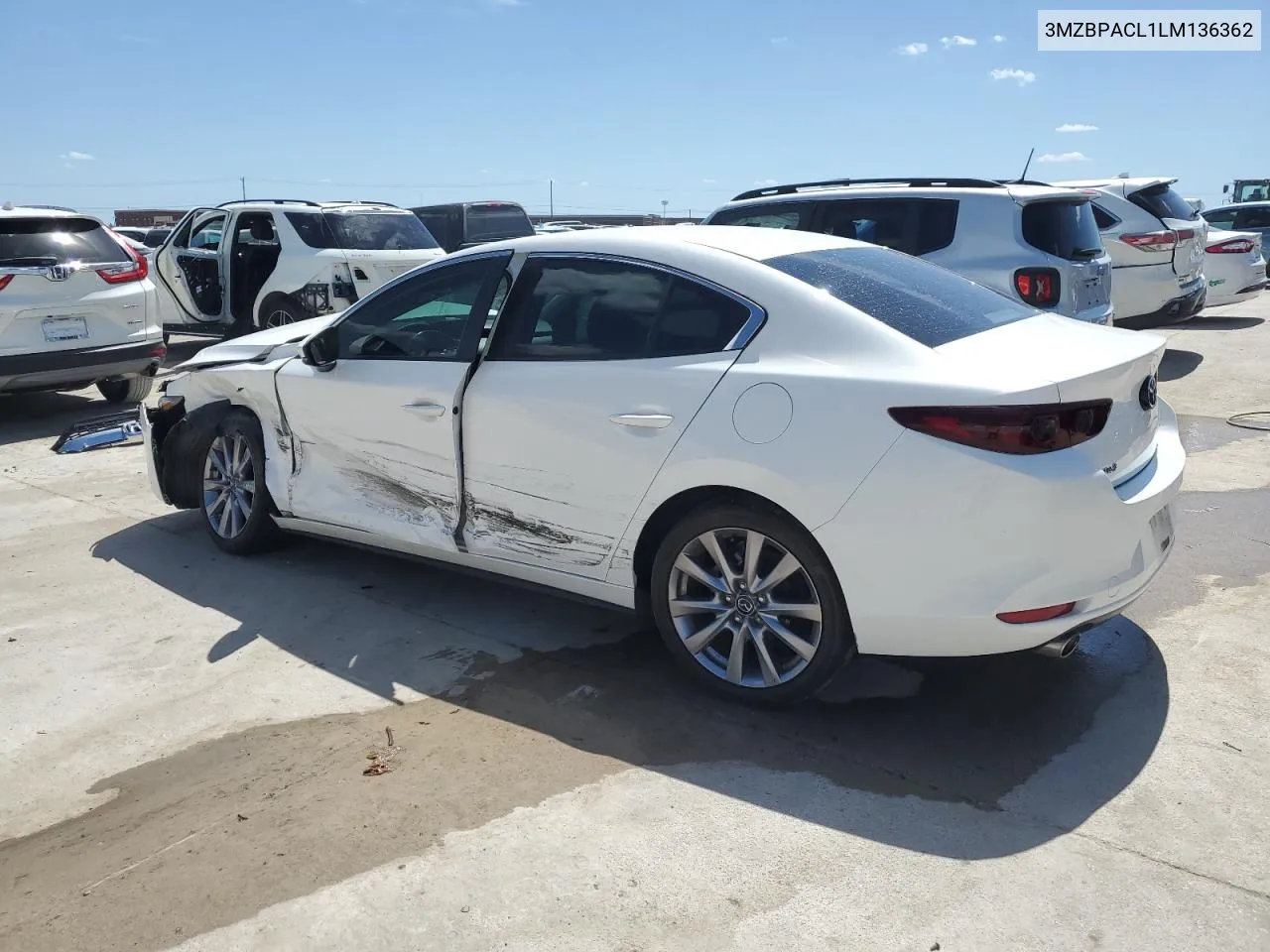 2020 Mazda 3 Select VIN: 3MZBPACL1LM136362 Lot: 61552154