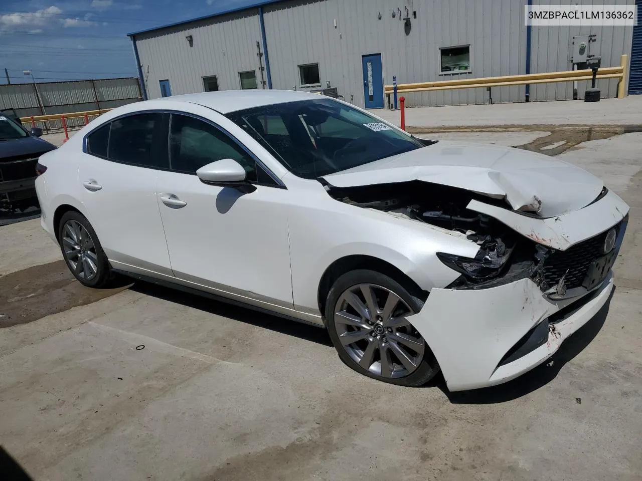 2020 Mazda 3 Select VIN: 3MZBPACL1LM136362 Lot: 61552154