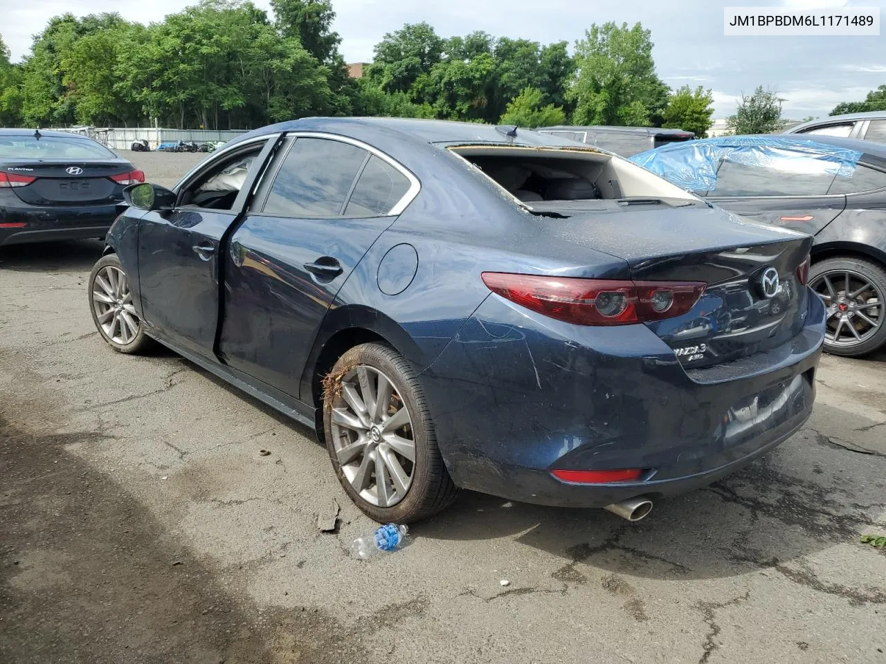 2020 Mazda 3 Preferred VIN: JM1BPBDM6L1171489 Lot: 62545524