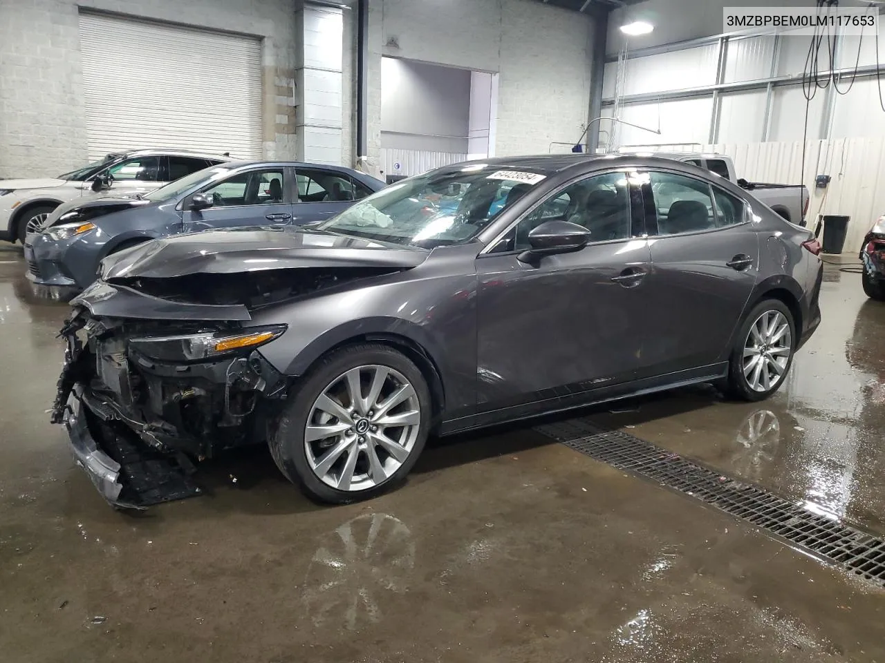 2020 Mazda 3 Premium VIN: 3MZBPBEM0LM117653 Lot: 64423054