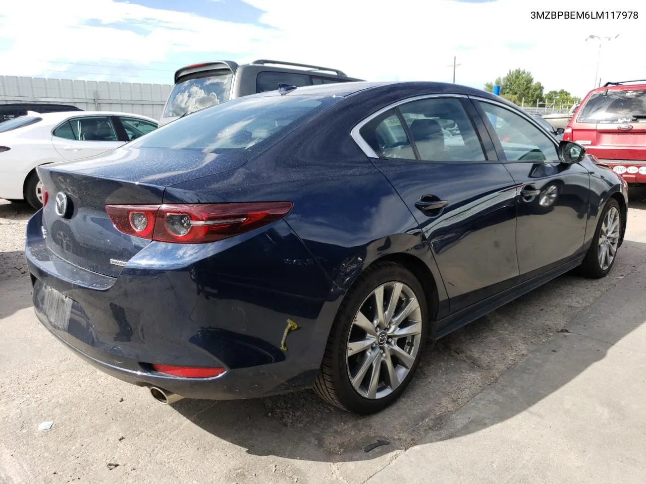 2020 Mazda 3 Premium VIN: 3MZBPBEM6LM117978 Lot: 68694144