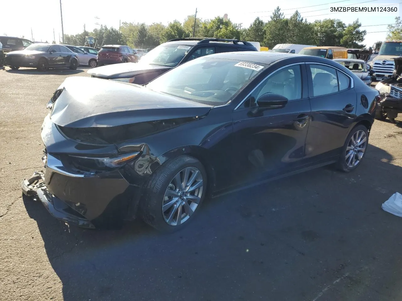 2020 Mazda 3 Premium VIN: 3MZBPBEM9LM124360 Lot: 69338234