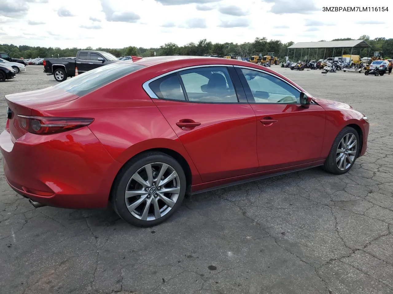 2020 Mazda 3 Premium VIN: 3MZBPAEM7LM116154 Lot: 70372864