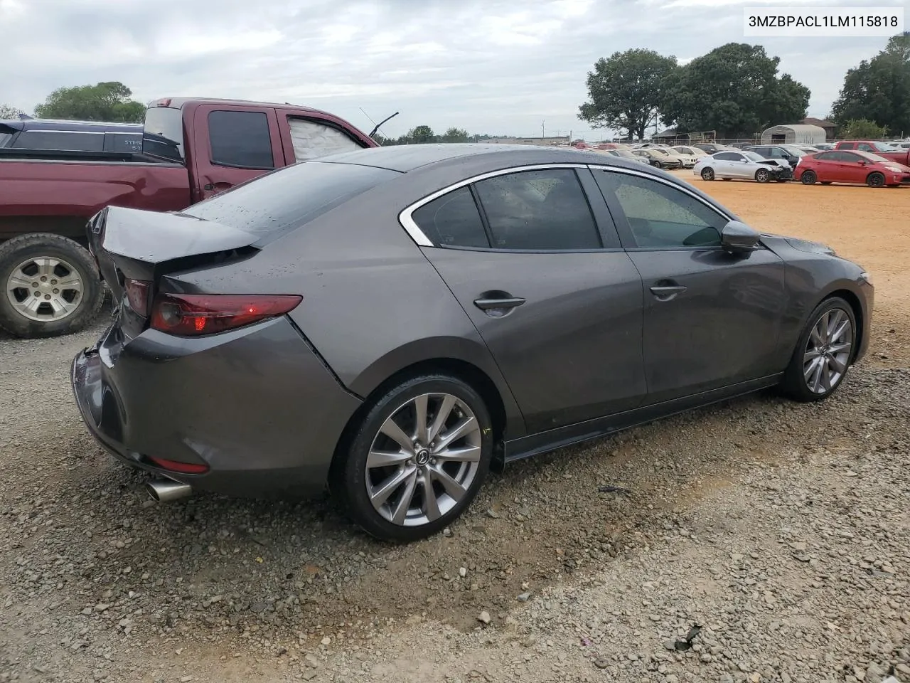 2020 Mazda 3 Select VIN: 3MZBPACL1LM115818 Lot: 70438364