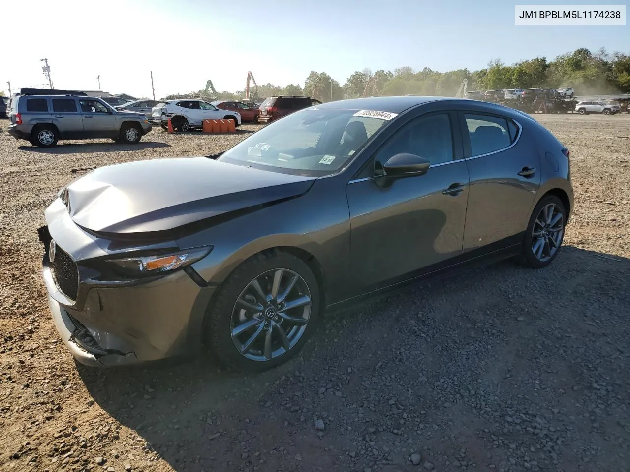 2020 Mazda 3 VIN: JM1BPBLM5L1174238 Lot: 70928944