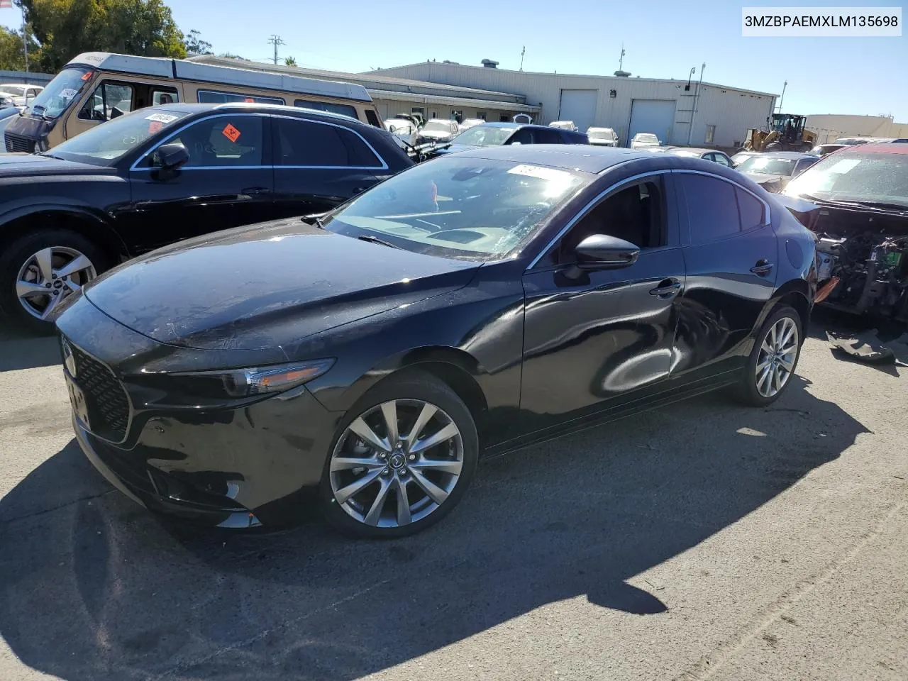 2020 Mazda 3 Premium VIN: 3MZBPAEMXLM135698 Lot: 70977344