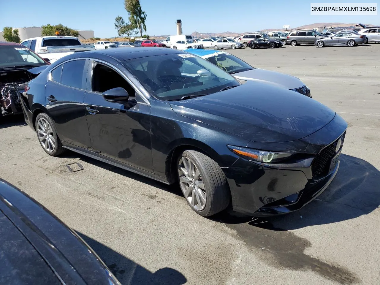 2020 Mazda 3 Premium VIN: 3MZBPAEMXLM135698 Lot: 70977344