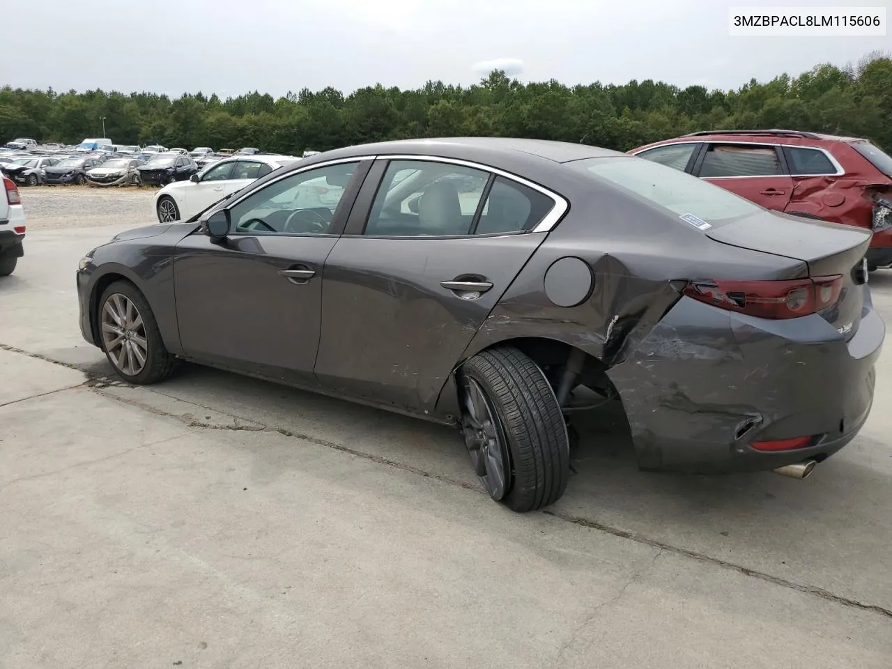 2020 Mazda 3 Select VIN: 3MZBPACL8LM115606 Lot: 71258024