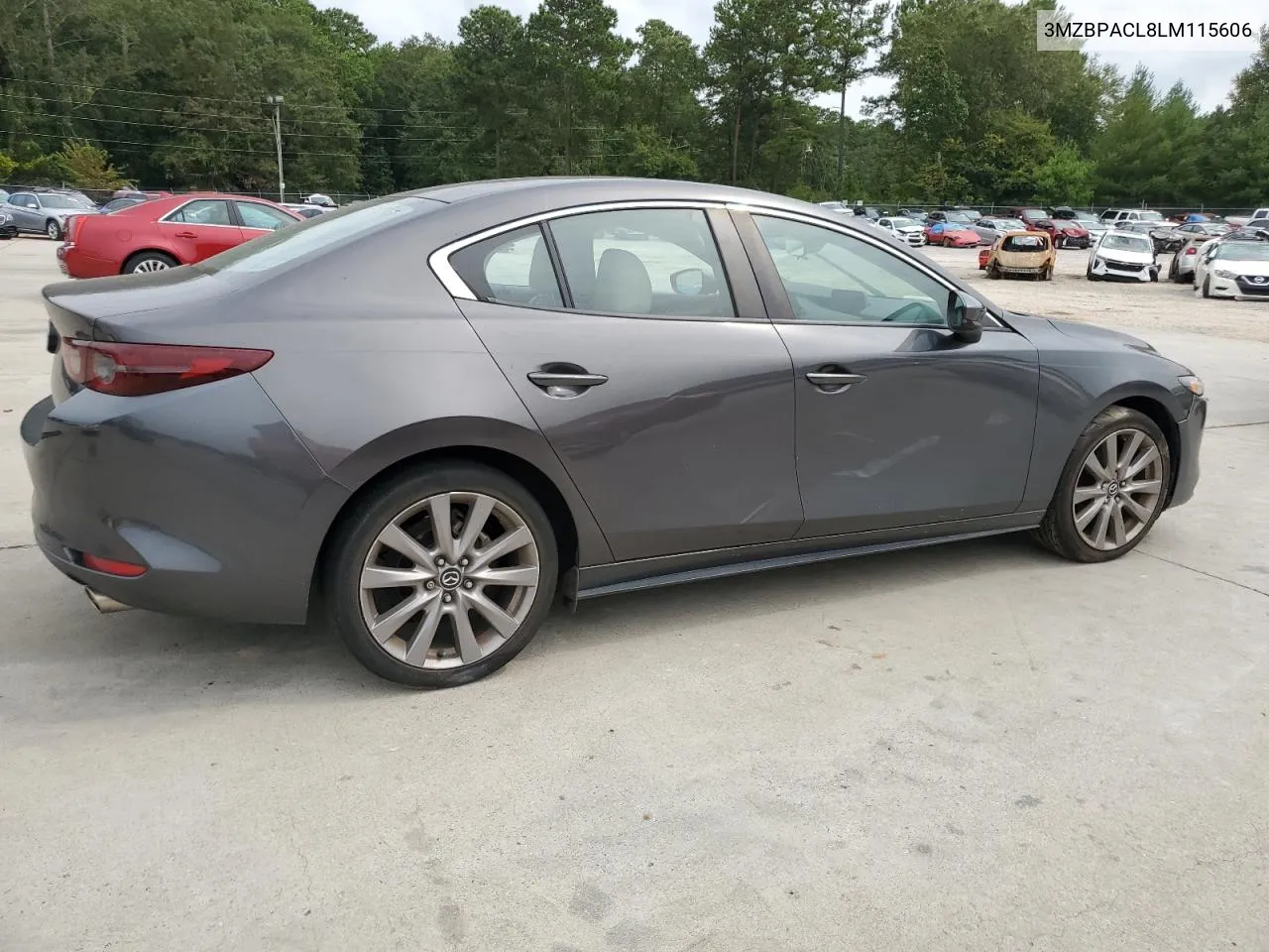 2020 Mazda 3 Select VIN: 3MZBPACL8LM115606 Lot: 71258024