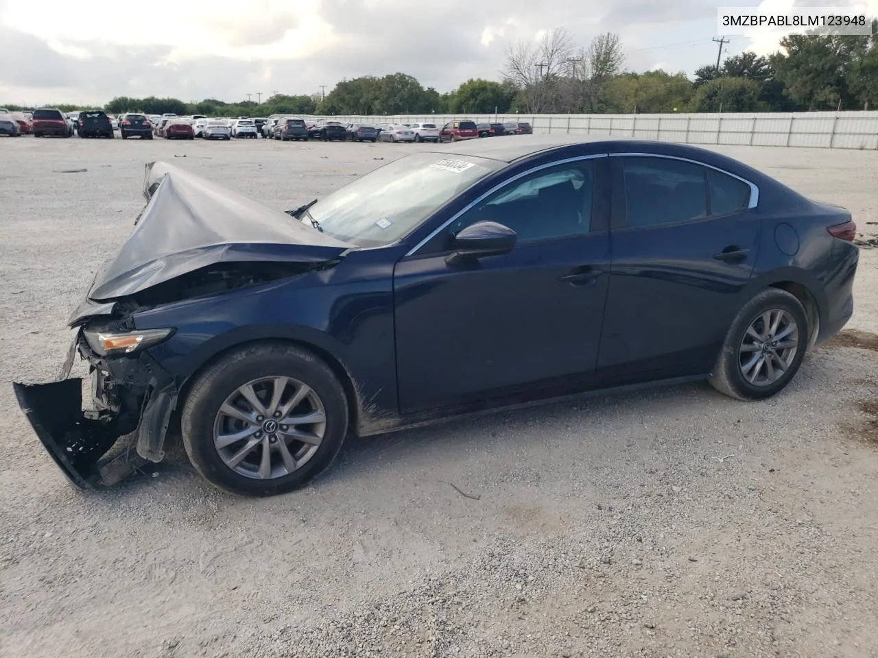 2020 Mazda 3 VIN: 3MZBPABL8LM123948 Lot: 72588634